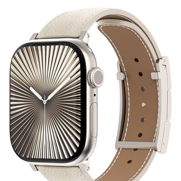 Apple Smartwatch band with Cream Band - Picture 8 of 9